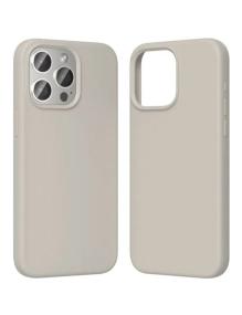 Funda Silicona con Magsafe Vention KUFM0-10/ Compatible con iPhone 15/ Gris Grava