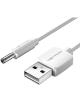 Cable Alimentación Vention CEYWG/ USB-A Macho - DC 5.5mm Macho/ 1.5m/ Blanco