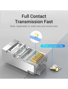 Conector RJ45 IDCR0-10/ Cat.6 FTP/ 10 uds