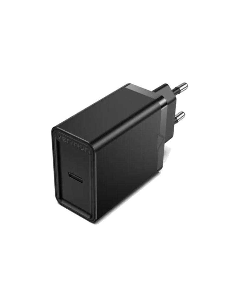 Cargador de Pared Vention FAIB0-EU/ 1xUSB Tipo-C/ 30W