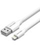 Cable USB 2.0 Lightning Vention LAIWF/ USB Macho - Lightning Macho/ 480Mbps/ 1m/ Blanco