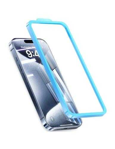 Protector de Pantalla de Cristal Templado Vention KUMTCA-10 para iPhone 15 + Herramienta de Instalación