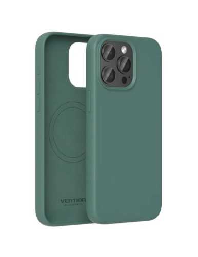 Funda Silicona con Magsafe Vention KUDG0-40/ Compatible con iPhone 13 Pro Max/ Verde