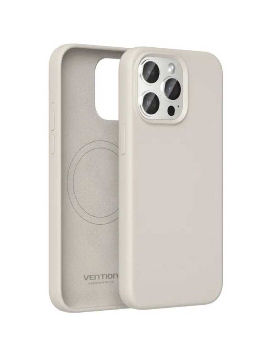 Funda Silicona con Magsafe Vention KUDM0-20/ Compatible con iPhone 13 Mini/ Gris