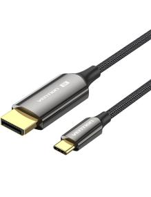 Cable Conversor DisplayPortI 8K Vention CRFBD/ USB Tipo-C Macho - DisplayPort Macho/ 50cm/ Negro