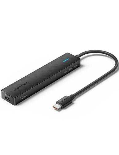 Hub USB Tipo-C 3.2 Vention CHYBB/ 2xUSB Tipo-C 3.2/ 2xUSB 3.2/ 1xUSB Tipo-C/ 15cm