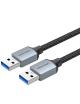 Cable USB 3.0 Vention CTSHD/ USB Macho - USB Macho/ 5Gbps/ 50cm/ Negro