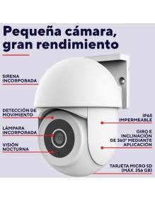 Cámara de Videovigilancia Trust IPCAM-3900/ Visión Nocturna/ Control desde APP