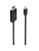 Cable Conversor Aisens A125-0885/ Mini DisplayPort Macho - HDMI Macho/ 60cm/ Negro