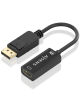 Cable Conversor Aisens A125-0905/ DisplayPort Macho - HDMI Hembra/ 15cm/ Negro