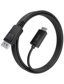 Cable Conversor Aisens A125-0895/ Displayport Macho - HDMI Macho/ 3m/ Negro