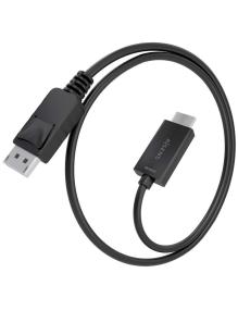 Cable Conversor Aisens A125-0892/ Displayport Macho - HDMI Macho/ 1m/ Negro