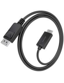 Cable Conversor Aisens A125-0893/ Displayport Macho - HDMI Macho/ 1.5m/ Negro