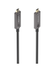 Cable USB 3.1 Tipo-C Aisens A157-0883/ USB Tipo-C Macho - USB Tipo-C Macho/ Hasta 60W/ 10Gbps/ 15m/ Negro