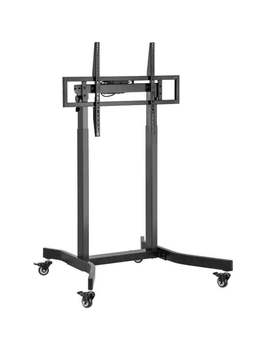 Soporte de Suelo Motorizado con Ruedas Aisens FTF100E-271 para TV de 55-100'/ hasta 120kg