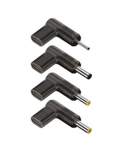 Pack 4 Clavijas para Portátil Acer NGS BUD-AC/ DC - USB Tipo-C