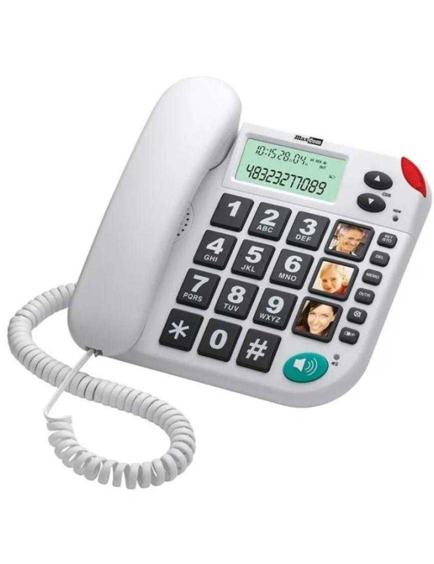 Teléfono Maxcom KXT480/ Blanco