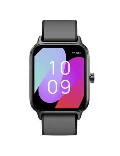 Smartwatch SPC Smartee Duo Pro 9653N/ Notificaciones/ Frecuencia Cardíaca/ Negro/ Incluye Correa Extra