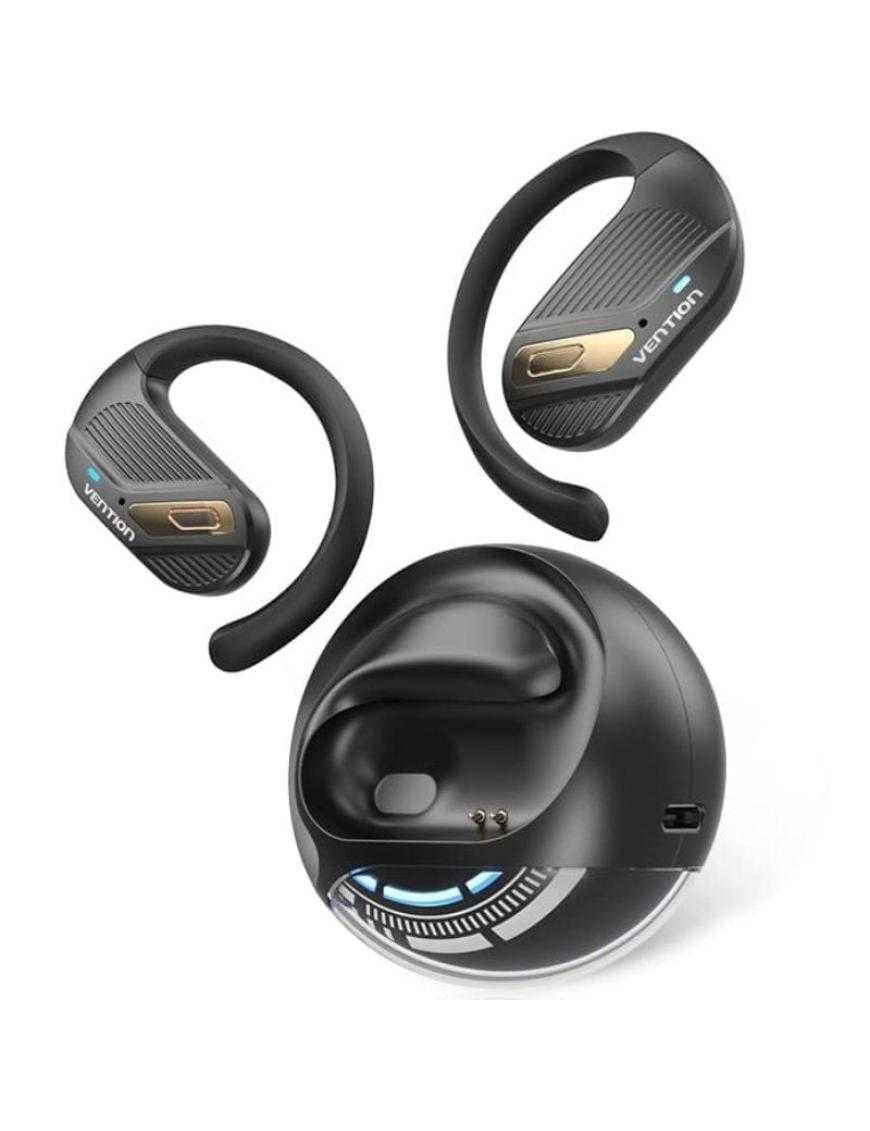 Auriculares Deportivos Bluetooth Vention Open Ear OpenBeat O12 NBUB0 con estuche de carga/ Negros