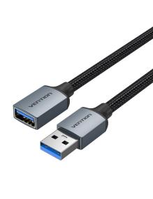 Cable Alargador USB 3.0 Vention CBLHI/ USB Macho - USB Hembra/ 5Gbps/ 3m/ Negro