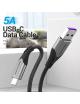Cable USB 2.0 Tipo-C Vention COFHI/ USB Tipo-C Macho - USB Macho/ Hasta 100W/ 480Mbps/ 3m/ Gris