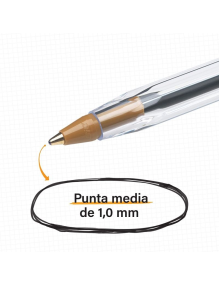 Bolígrafos de Tinta de Aceite Bic Cristal Original 516346/ 5 unidades/ Colores Surtidos