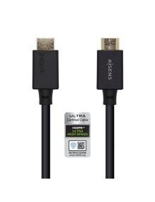 Cable HDMI 2.1 8K Aisens A150-0421/ HDMI Macho - HDMI Macho/ 1m/ Certificado/ Negro