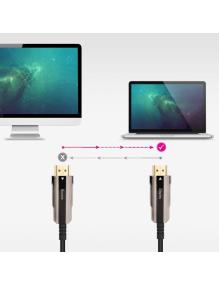 Cable HDMI 2.0 AOC 4K Nanocable 10.15.2060/ HDMI Macho - HDMI Macho/ 60m/ Negro