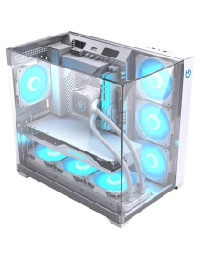 Caja Gaming Semitorre Hiditec SKY/ Blanco