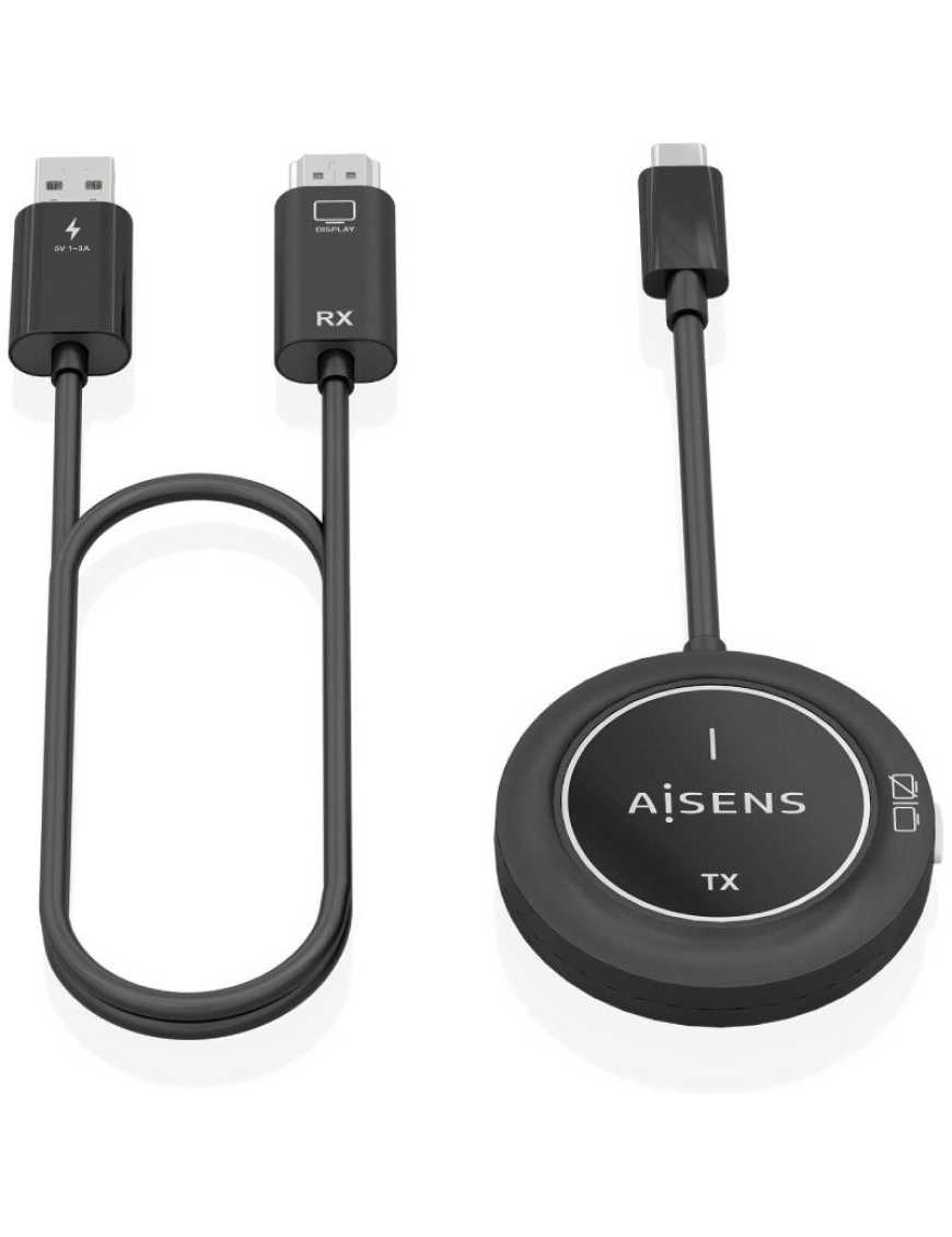 Adaptador/Transmisor de vídeo inalámbrico HDMI Aisens ASWL-H2KC30M003-BK