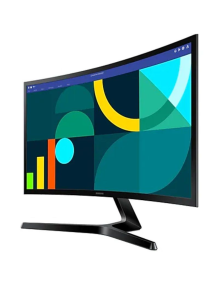 Monitor Curvo Samsung Essential Monitor S3 S24D366GAU/ 24'/ Full HD/ Negro