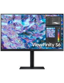 Monitor Profesional Samsung ViewFinity S6 S27B610EQU 27'/ QHD/ Regulable en Altura/ Negro