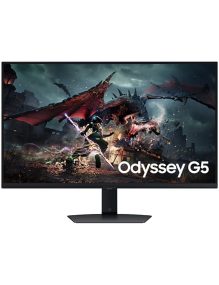 Monitor Gaming Samsung Odyssey G5 S32DG500EU 32'/ QHD/ 1ms/ 180Hz/ IPS/ Regulable en altura/ Negro